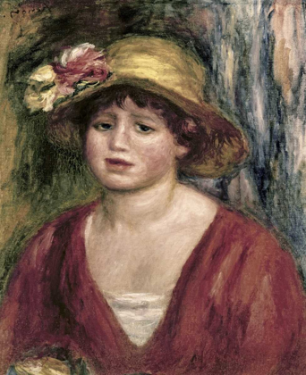 Picture of YOUNG GIRL IN A RED DRESS
