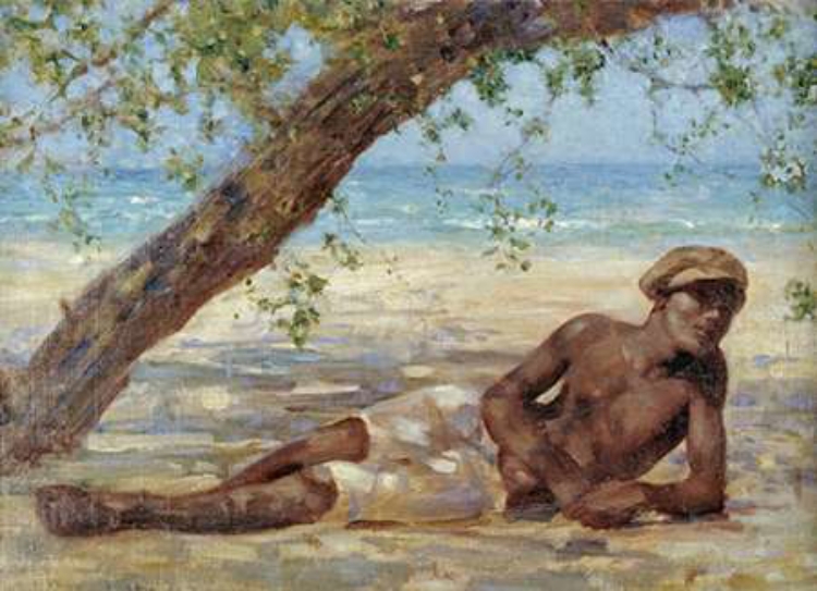 Picture of SAMUEL UNDER A TREE, JAMAICA