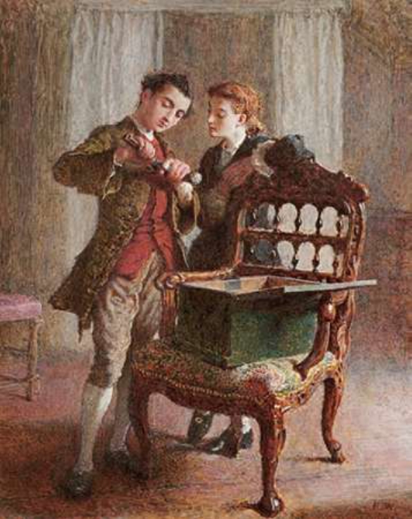 Picture of A DRAWING ROOM SCENE