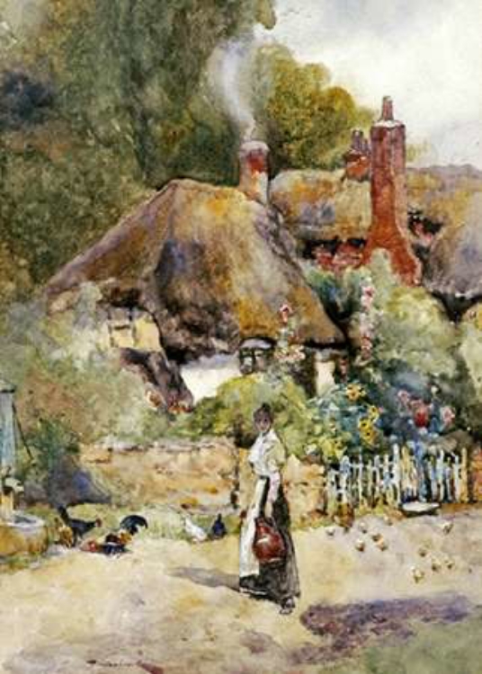 Picture of OLD COTTAGE AT SUTTON COURTNEY, BERKSHIRE