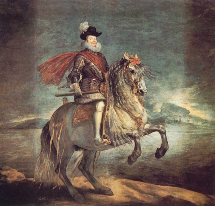 Picture of PHILIP III ON HORSEBACK