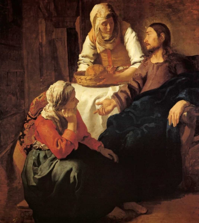 Picture of CHRIST IN THE HOUSE OF MARY AND MARTHA