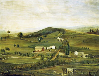Picture of AN AMERICAN FARM: FALL VIEW FROM THE EAST