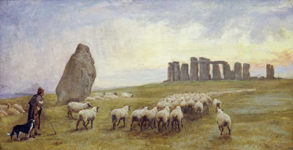 Picture of RETURNING HOME, STONEHENGE, WILTSHIRE