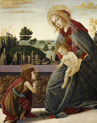 Picture of THE MADONNA AND CHILD WITH THE YOUNG SAINT JOHN THE BAPTIST