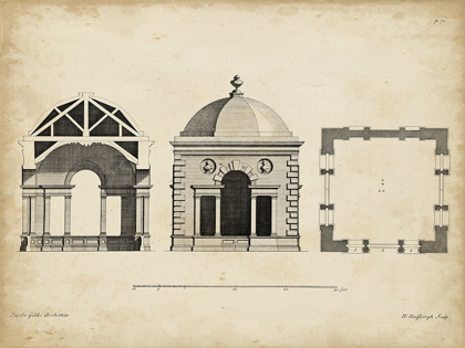 Picture of BUILDING SECTION AND PLAN I