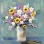 Picture of MIXED PASTEL BOUQUET I