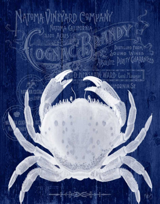 Picture of CRAB PROHIBITION CRAB ON BLUE