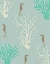 Picture of CORAL AND SEAHORSE IN SEAFOAM
