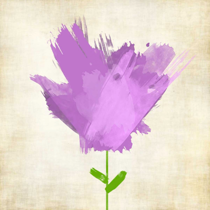 Picture of BRUSH STROKE FLOWERS VIOLET