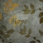 Picture of GREEN AND BROWN LEAVES HOPE