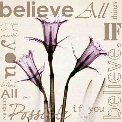Picture of BELIEVE - VIOLET DAFFODILS