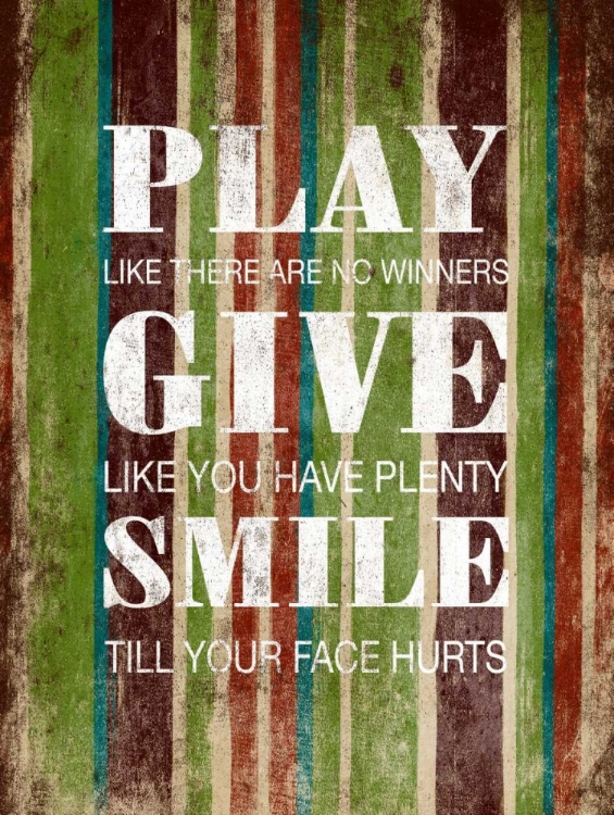 Picture of PLAY GIVE SMILE
