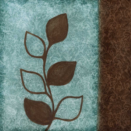 Picture of BROWN LEAVES SQUARE - RIGHT