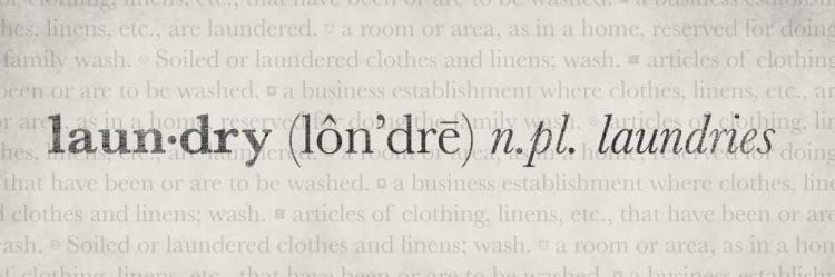 Picture of DEFINITIONS - LAUNDRY II