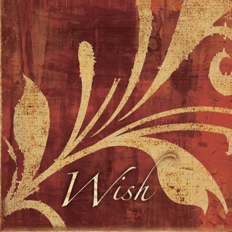 Picture of RED AND GOLD WISH II
