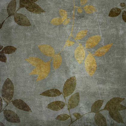 Picture of GOLD AND BROWN LEAVES I