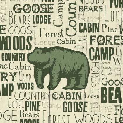 Picture of BEAR TYPOGRAPHY