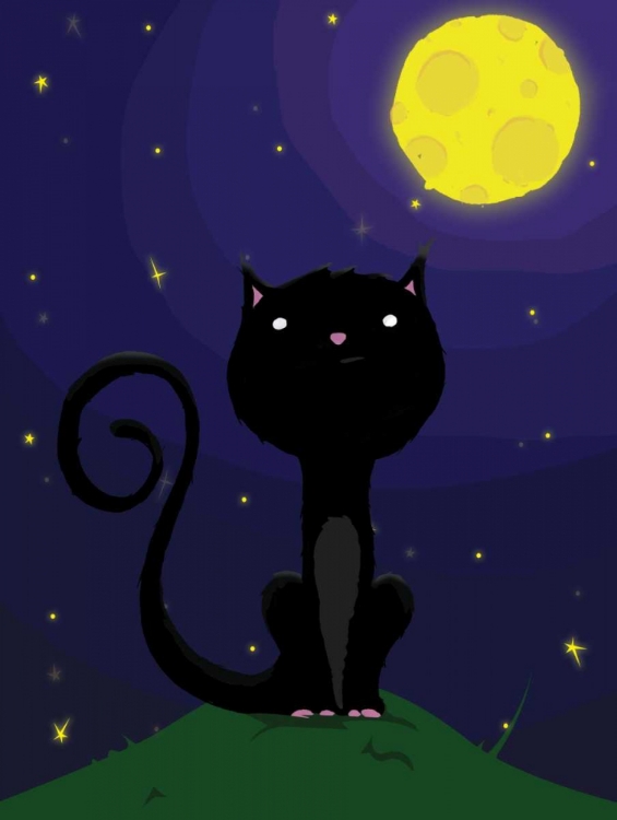Picture of HALLOWEEN CAT. A