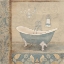 Picture of BATH FLORAL PATTERN BLUE 2