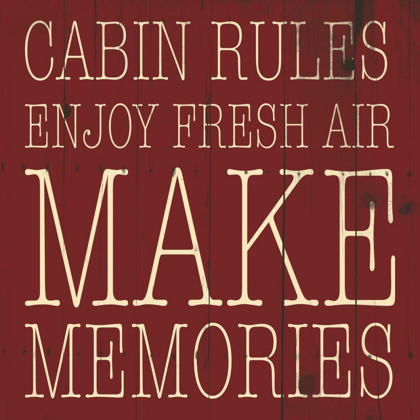 Picture of CABIN RULES ENJOY