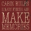 Picture of CABIN RULES ENJOY