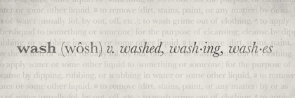 Picture of DEFINITIONS - WASH II