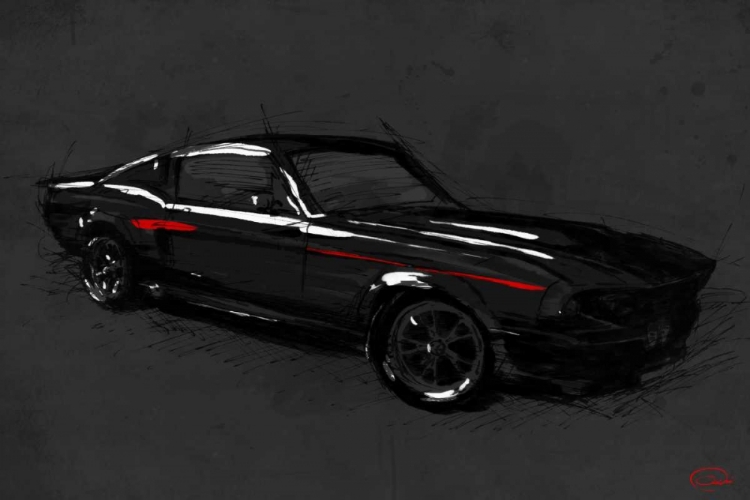 Picture of MUSCLE CAR BLACK