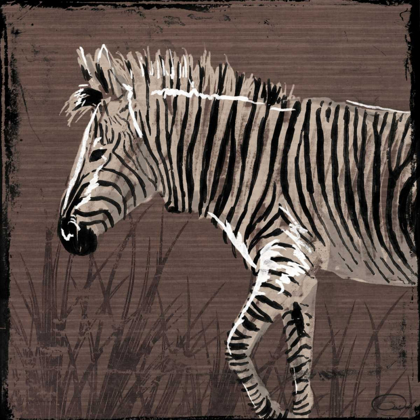 Picture of ZEBRA WALK BROWN