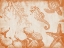 Picture of SEA LIFE IN BURNT ORANGE 1