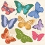 Picture of COLORFUL BUTTERFLIES FULL