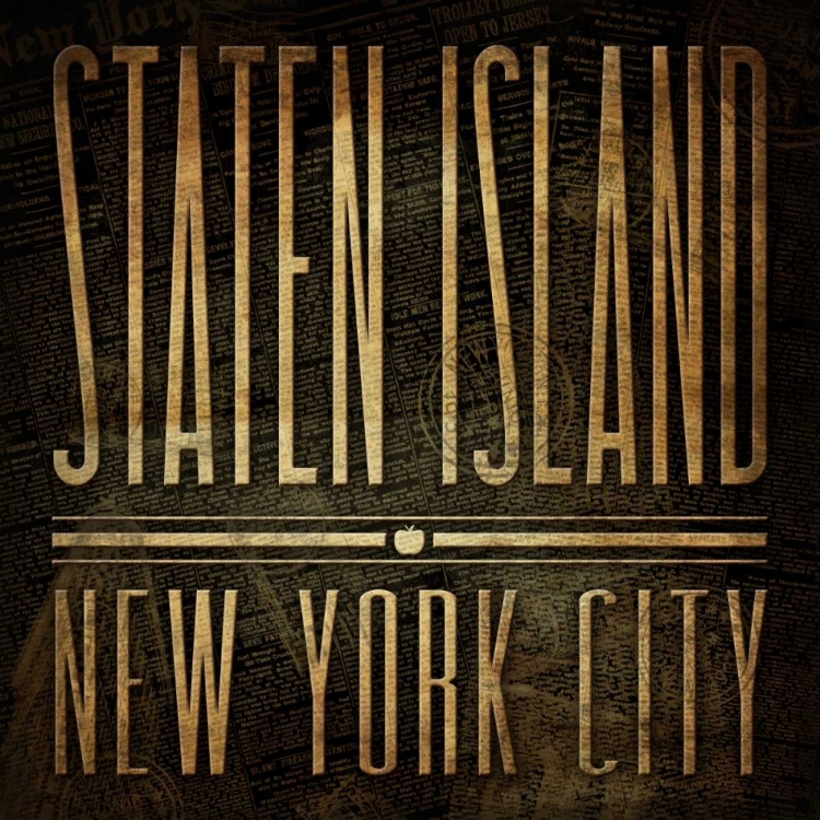 Picture of STATEN ISLAND PRINT