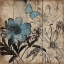 Picture of WOOD FLORAL SMALL 1