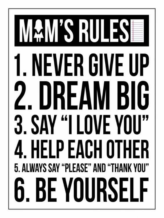 Picture of MOM RULES