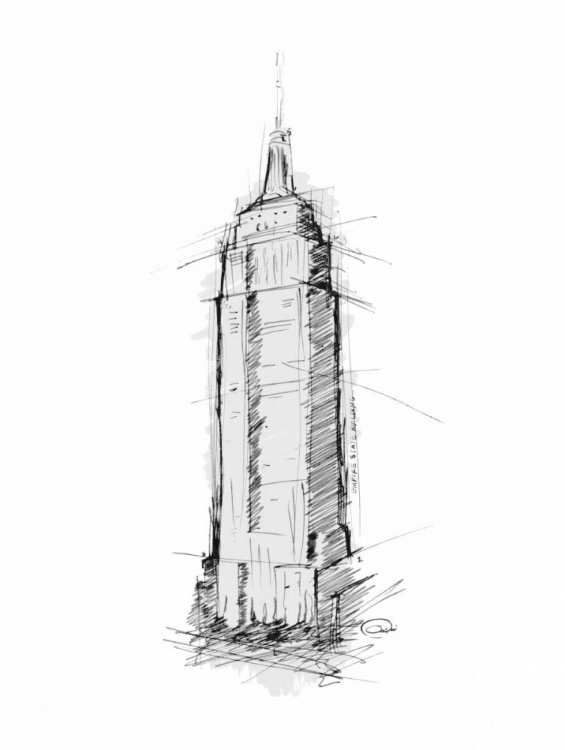 Picture of EMPIRE STATE SKETCH