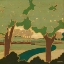 Picture of ARTS AND CRAFTS LANDSCAPE I