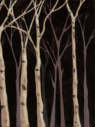 Picture of MIDNIGHT BIRCHES II
