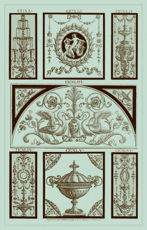 Picture of PERGOLESI PANEL IN CELADON III