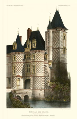 Picture of FRENCH CHATEAUX IN BLUE II