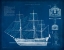 Picture of ANTIQUE SHIP BLUEPRINT IV