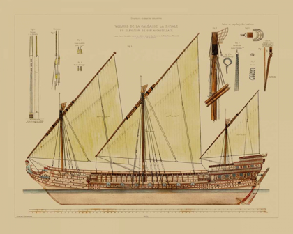 Picture of ANTIQUE SHIP PLAN VI