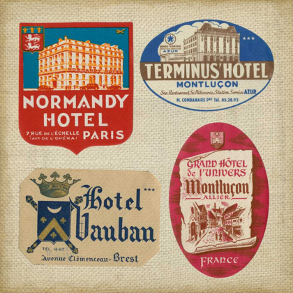 Picture of VINTAGE TRAVEL COLLAGE III