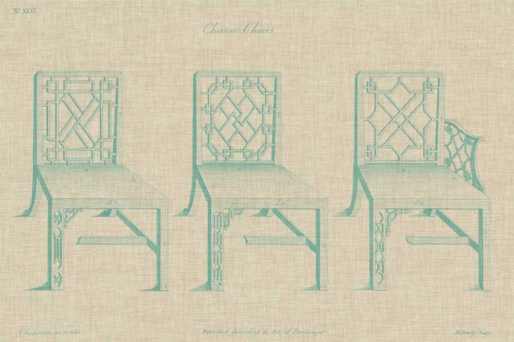 Picture of CHINESE CHIPPENDALE CHAIRS I