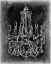 Picture of CHALKBOARD CHANDELIER SKETCH III