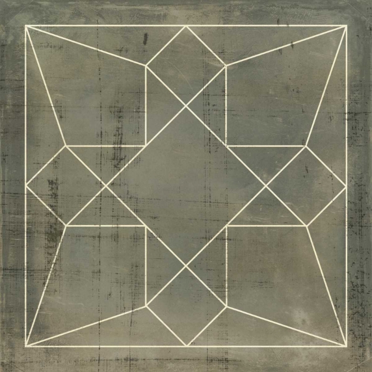 Picture of GEOMETRIC BLUEPRINT IX