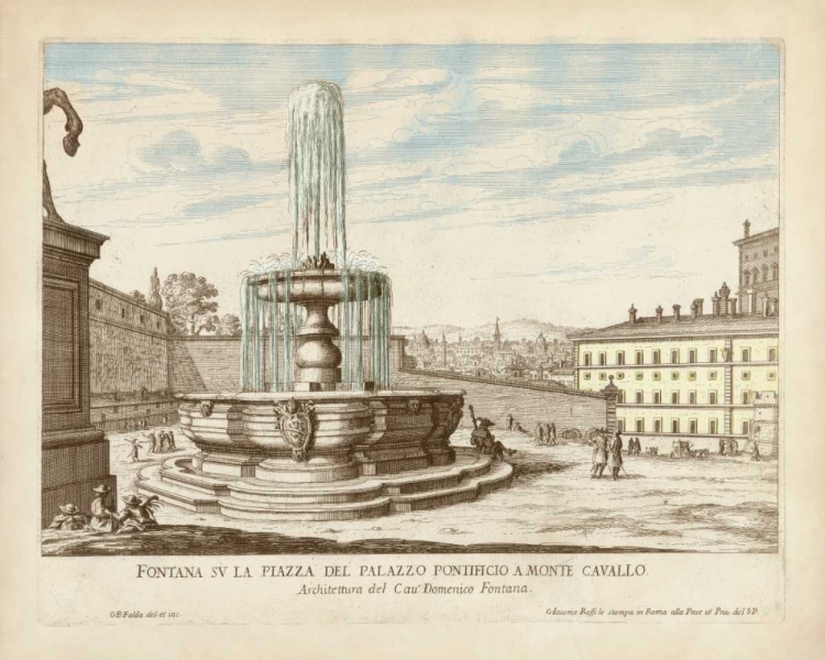 Picture of FOUNTAINS OF ROME V
