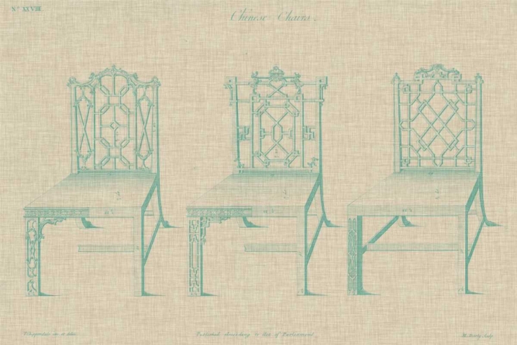 Picture of CHINESE CHIPPENDALE CHAIRS II