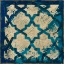 Picture of STAINED GLASS INDIGO I