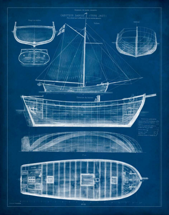 Picture of ANTIQUE SHIP BLUEPRINT II