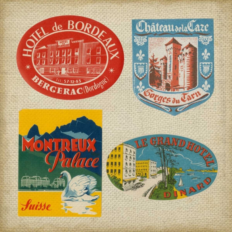 Picture of VINTAGE TRAVEL COLLAGE I
